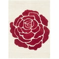 thumbnail image 2 of SAFAVIEH Cambridge Permelia Geometric Wool Area Rug, Ivory/Red, 2' x 3', 2 of 7
