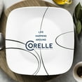 thumbnail image 3 of Corelle Simple Lines 12-Piece Square Glass Dinnerware Set (Service for 4), 3 of 7