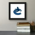 thumbnail image 4 of Gallery Pops NHL Vancouver Canucks - Primary Logo Mark Wall Art, Black Framed Version, 12" x 12", 4 of 5