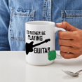 thumbnail image 4 of CafePress - I'd Rather Be Playing Gui - 15 oz Ceramic Large White Novelty Mug, 4 of 6