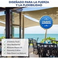 thumbnail image 3 of Malla Sombra Raschel 90% Bastilla Doble y Esquinas Reforzadas Beige MPQ 5x4, 3 of 4
