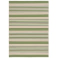 thumbnail image 2 of Safavieh Courtyard Aaron Striped Indoor/Outdoor Area Rug, Beige/Green, 5'3" x 7'7", 2 of 9