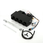 Miumaeov 12V AC Air Conditioner Evaporator Heater Cooler Assembly Unit & Heater Kit for Car Truck Universal Under Dash Evaporator Heater Cooler 3 Speed Max Air Volume 600 CFM