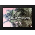 thumbnail image 2 of Mansfield, Kathy 14x11 Black Modern Framed Museum Art Print Titled - Palm Trees and Paradise, 2 of 5