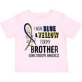 thumbnail image 3 of Inktastic I Wear Blue and Yellow for My Brother Down Syndrome Awareness Boys or Girls Toddler T-Shirt, 3 of 5