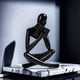 thumbnail image 4 of Esculturas de Pensadores, Adorno de Lectura de Estatua de Resina de Pensadores Negros, DecoracióN de Escultura de Pensadores, DecoracióN de Libros A, 4 of 8