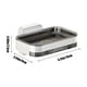 thumbnail image 3 of Jabonera de pared ZJT250121013 | Jabonera de plástico impermeable con bandeja de drenaje | Fácil instalación | Organizador de baño moderno en verde, gris y transparente, 3 of 5