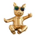 thumbnail image 1 of Expositor de botellas con forma de perro y abridor, estatuas decorativas de animales. Dorado, 1 of 4