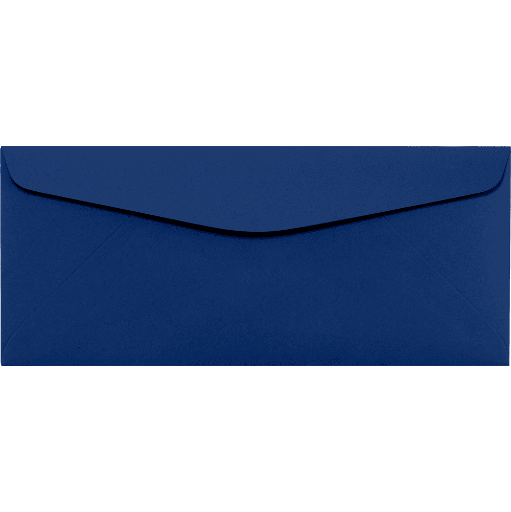 LUXPaper #10 Regular Envelopes, 4 1/8 x 9 1/2, Navy, 50/Pack