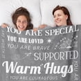thumbnail image 5 of Get Well Blanket, Breast Cancer Gifts for Women, Get Well Soon Gift for Mom Sister Friend Coworker, Feel Better After Surgery Gifts, Sympathy Inspirational Healing Blanket, 5 of 5
