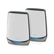 thumbnail image 1 of NETGEAR Orbi Sistema de red de malla WiFi 6 tribanda para todo el hogar (RBK852) - Enrutador con 1 extensor satelital - Funciones de seguridad - Cobertura de hasta 5000 pies cuadrados, 100 dispositivo, 1 of 5