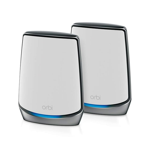 NETGEAR Orbi Sistema de red de malla WiFi 6 tribanda para todo el hogar (RBK852) - Enrutador con 1 extensor satelital - Funciones de seguridad - Cobertura de hasta 5000 pies cuadrados, 100 dispositivo