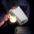 thumbnail image 5 of potrochi Portable Stainless Steel Matchboxes With Friction Plate,Mini One Button Waterproof Match Storage Case,Reusable Camping Outdoor Fire Starter, 5 of 8