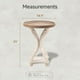 thumbnail image 2 of Mesa auxiliar decorativa COZAYH Rustic Farmhouse Cottagecore White, 2 of 9