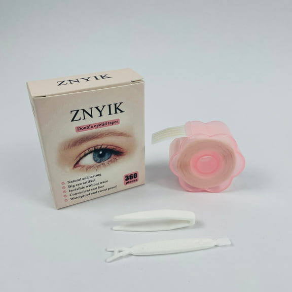 ZNYIK Double Eyelid Tape, Eyelid Lifter Strips, Eyelid Tape for Hooded Eyes Invisible, 360 Count