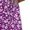 Purple-A1, variant on Women's Smocked High Waist Maxi Skirt Casual Boho Long Skirts with Pockets Yellow S