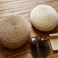 thumbnail image 3 of Cojín de paja ecológico de 2 pieza, accesorio de sofá de estar - Marrón Sunnimix Cojín del asiento, 3 of 8