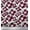 Mulberry Purple, variant on Soimoi Silk Fabric Leaves & Floral Abstract Print Fabric by Yard 42 Inch Wide