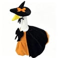 thumbnail image 3 of AZXY HalloweenPorch Goose Outfit, Fits 23‑Inch Porch Goose Statue, Witch‑Themed Goose Clothing, Goose Cloth, Fall Costume for Cement Plastic Goose, Outdoor Yard Patio Garden Porch Decor, 3 of 8