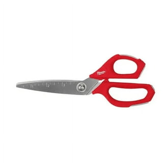 Multipurpose Box Cutter Heavy Duty - Utility Scissors All Purpose Heavy  Duty,Industrial Grade,6 in 1 with Safety Lock and Thread Trimming,Non-Slip