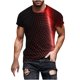 thumbnail image 1 of Camiseta de Manga Corta de Cuello Redondo de Impresión de los Hombres Moda Casual, Ajuste Suelto para la Capa de Invierno con Chaquetas Y Pantalones Cortos, 1 of 5