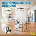 thumbnail image 2 of Vitrolero Dispensador Mason Jar Onof Llave Acero Inoxidable Plata, 2 of 7