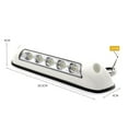 thumbnail image 4 of Vislona LED 12 V RV Volado LED PORCHIR LIGHTRING DEL DEL AUTOR Caravana de autocaravana Lámpara de Pared Interior Barra de Luz RV Van, 4 of 5