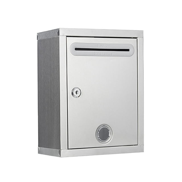 simhoa Wall Mount Mailbox Heavy Duty Deposit Drop Box for Office Classroom Home Use 2101