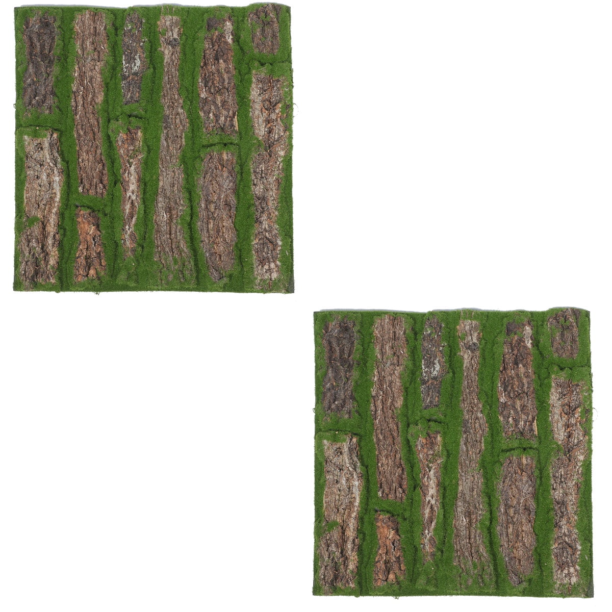 MLINS 2pcs Artificial Moss Lichen Fake Moss Mat Artificial Turf Ornament Micro Landscape Accessory