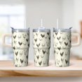 thumbnail image 2 of 20oz Chicken Lover Tumbler with Handle Top Birthday Christmas Gift for Chicken Fans Women Men Insulated Travel Mug Fits Car Cup Holders Durable Build Hot Tea Cold Soda On the Go Office Use, 2 of 6