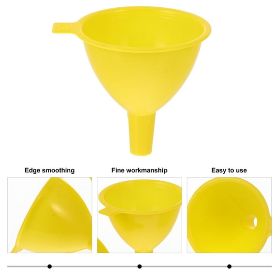 20pcs 6.5cm Plastic Small Funnel for Liquid and Essential Oil Lab Use