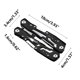 thumbnail image 2 of Xihbxyly Alicates Multifunción, Herramienta 14 En 1 con Cuchillo y Destornilladores, Diseño de Bloqueo, Kit de Supervivencia para Exteriores, Tamaño Compacto y Portátil, Acero Inoxidable, 6.1 Pulgada, 2 of 3