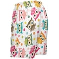 thumbnail image 5 of GZHJMY Owl Pajama Pants Short for Men, Lounge Pants Lightweight Men Pajama Bottoms with Drawstring Pockets, Christmas New Year Birthday Gifts, Medium, 5 of 7
