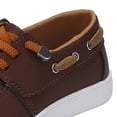 thumbnail image 6 of Kids Casual Boat Shoes Loafers Comfy No-Tie Lace Flat School Shoes for Boys Fashion Versatile Soft Sole Footwear Brown 11.5 Little Kids, 6 of 6