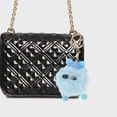 thumbnail image 2 of Unique Bargains 1 Pc Fashion Coal Ball Handbag Charm Bag Accessories Sky Blue, 2 of 5