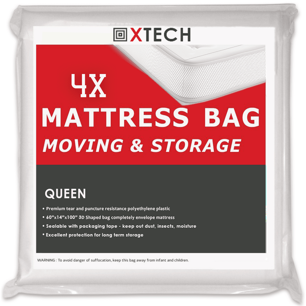 4 Queen Mattress bags for moving, High Quality Disposal Sealable