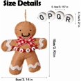 thumbnail image 2 of Kit Para Hacer Un Hombre De Jengibre: ¡Crea Tus Propios Adornos Jengibre Personalizados Pegatinas Navideñas Fieltro Con Diseño Dibujos Animados. Incluye Lazo, Cuentas Y Las 26 Letras Del Alfabeto A#, 2 of 7