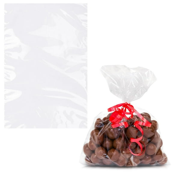 Clear Poly Shipping Bags, 2 Mil Open Top Waterproof, 1000 Count, 7 x 10 in