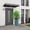 Cyan, variant on Noble House Dashiell Ceramic Flowerpot, Glossy Modern Planter with Drainage Hole for Indoor Outdoor Use, Cyan