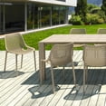 thumbnail image 3 of Air Extension 11 Piece Dining Set in Taupe, 3 of 6