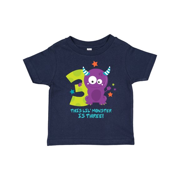 Inktastic Monster 3rd Birthday Boys or Girls Toddler T-Shirt