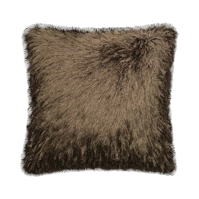 Loloi 1'10" x 1'10" Coussin en Poly en Brun