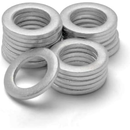 -Made in USA- Oil Drain Plug Crush Washer M14 14MM, Gasket Seal Ring - Fits Acura, Honda, Kia, Hyundai and More, 20 Pack, 94109-14000, 007603-014106, 21513-23001, 9956-41-400