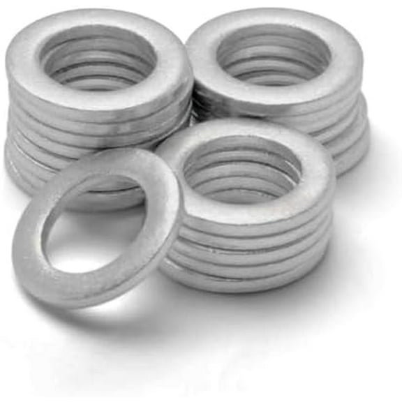 -Made in USA- Oil Drain Plug Crush Washer M14 14MM, Gasket Seal Ring - Fits Acura, Honda, Kia, Hyundai and More, 20 Pack, 94109-14000, 007603-014106, 21513-23001, 9956-41-400
