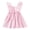 Pink, variant on Casual Sleeveless Dress for Girls,1-6 Years Summer Girls' Sweet Bow Striped Flying Sleeve Suspender Dress,Kids Summer Dress,Pink ,90