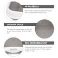 thumbnail image 6 of BESTONZON 1 Set Semi-enclosed Cat Toilet Pet Toilet Bedpan Pet Cat Sand Box Pet Supply (Grey), 6 of 6