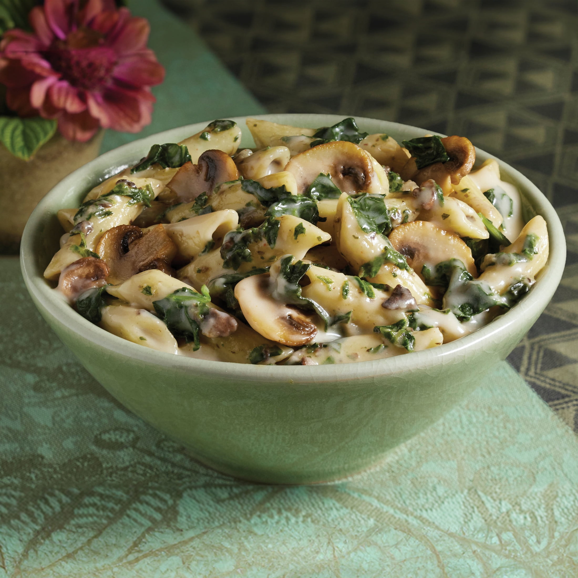 Amy's Frozen Meals, Mushroom Spinach Penne Bowl, Microwave Meals, 9 oz