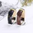 thumbnail image 6 of Gostoto Calf Leather Watch Strap Stainless Steel Butterfly Clasp Watch Band Replacement Strap Watchband Belt with tools ,14mm-22mm, 6 of 6