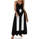 thumbnail image 1 of PUERTO RICO BLACK FLAG Vestido sin mangas vestidos para mujer diseñador de lujo fiesta elegante chic vestidos de mujer promoción, 1 of 7