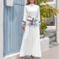 thumbnail image 4 of Vestido largo deportivo con acuarela para niño, estilo mariposa, para nadar, ropa de mujer, vestidos para mujer, 4 of 5